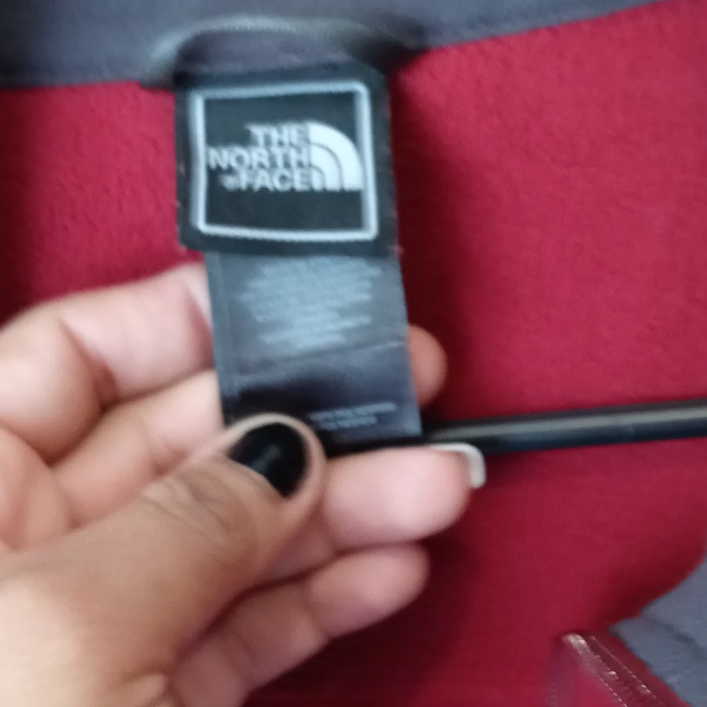 The North Face red sweater size L